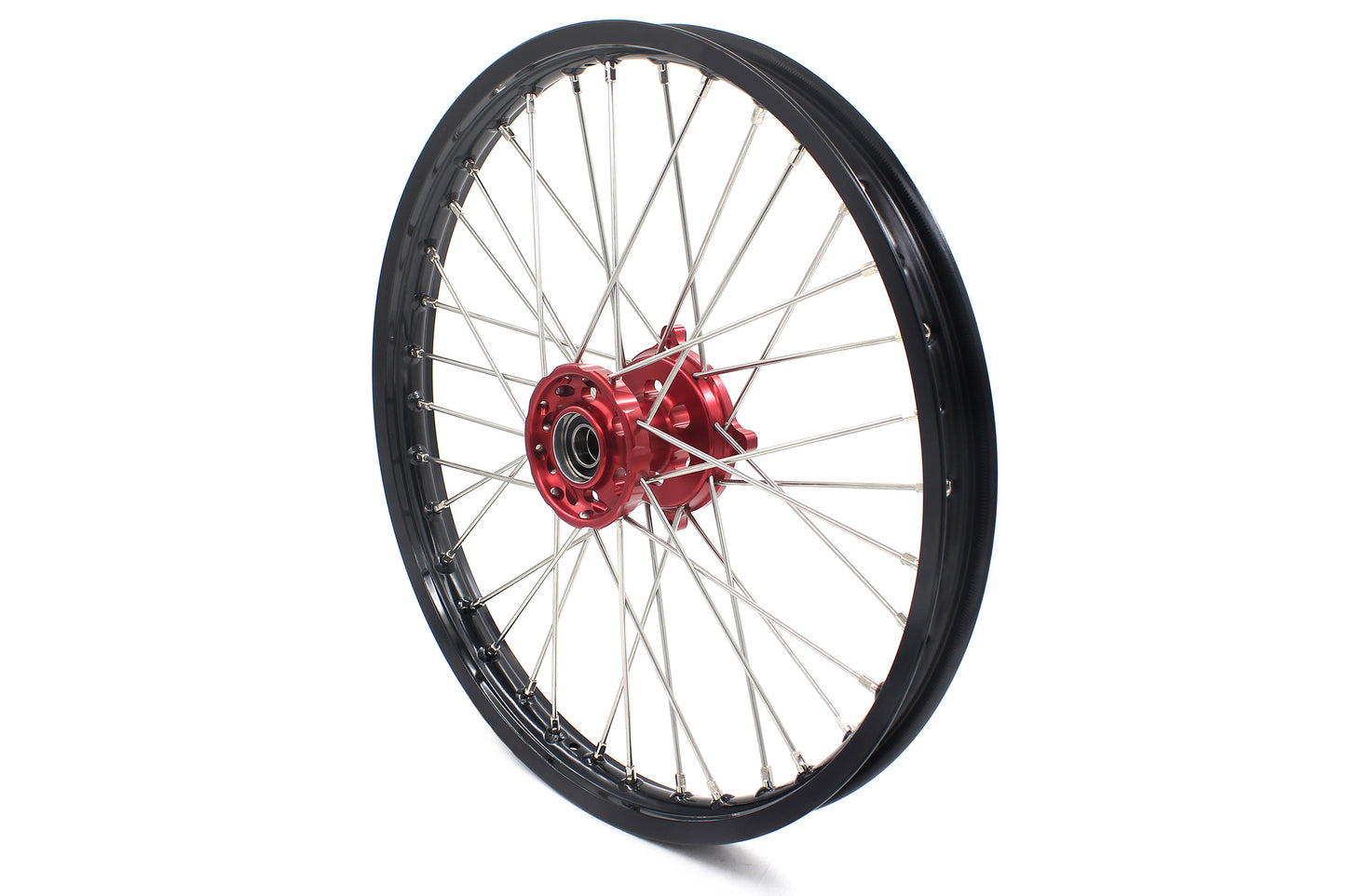 KKE 21 & 18 Enduro Wheels Rims for Husqvarna TE TC FE FC SMR TXC  2000-2013 Red Hubs