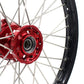 KKE 21 & 18 Enduro Wheels Rims for Husqvarna TE TC FE FC SMR TXC  2000-2013 Red Hubs