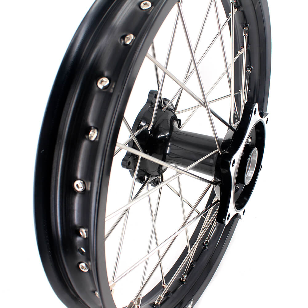 KKE 21" 19" MX Cast Dirt Bike Wheels Set For HONDA CRF250R 04-13 CRF450R 02-12 CR125R/250R 02-13