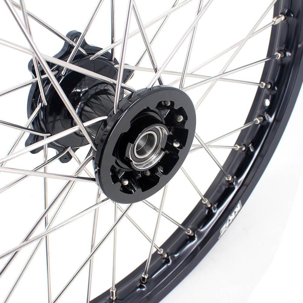KKE 21" 19" MX Cast Dirt Bike Wheels Set For HONDA CRF250R 04-13 CRF450R 02-12 CR125R/250R 02-13