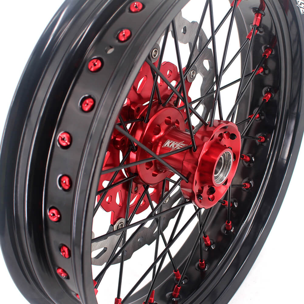 KKE 17 Inch Supermoto Wheels Fit for Honda CRF450L 2019-2021 CRF250R CRF450R 2024