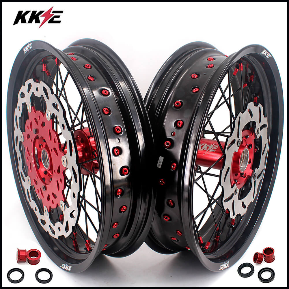 KKE 17 Inch Supermoto Wheels Fit for Honda CRF450L 2019-2021 CRF250R CRF450R 2024