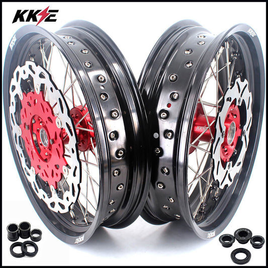 KKE 3.5 & 4.25 Cush Drive Supermoto Wheels for Honda XR400R XR600R