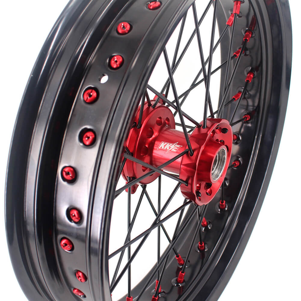 KKE 17 Inch Supermoto Wheels Fit for Honda CRF450L 2019-2021 CRF250R CRF450R 2024