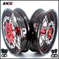 KKE 3.5 & 4.25 Supermoto Wheels for Honda XR400R XR600R Red Black