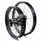 KKE 21 & 19 Wheels for HUSQVARNA TE TC FE FC SMR TXC 2000-2013 Black