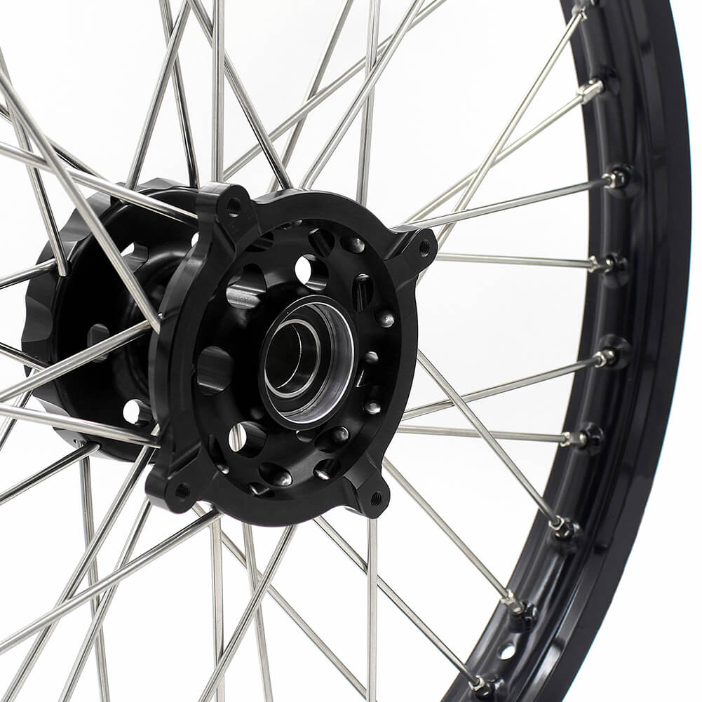 KKE 21 & 19 Wheels for HUSQVARNA TE TC FE FC SMR TXC 2000-2013 Black