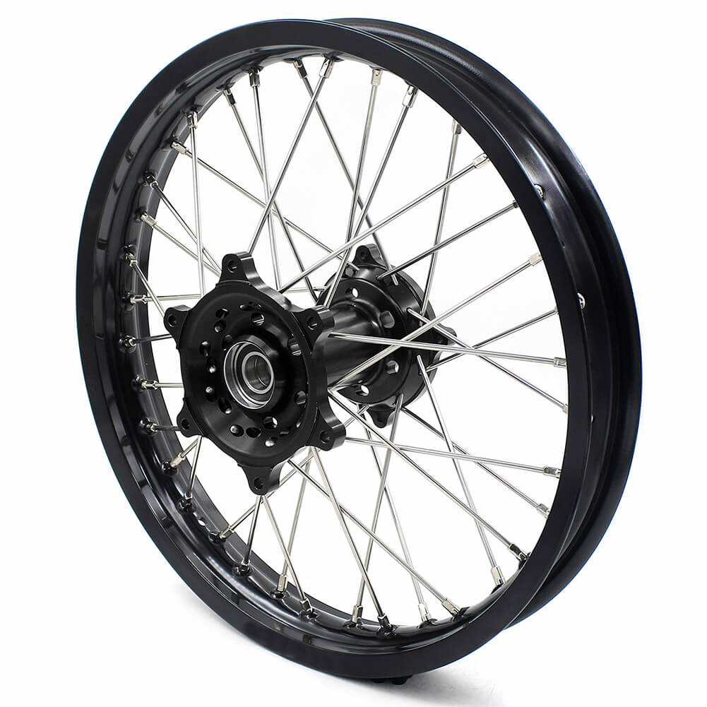 KKE 21 & 19 Wheels for HUSQVARNA TE TC FE FC SMR TXC 2000-2013 Black
