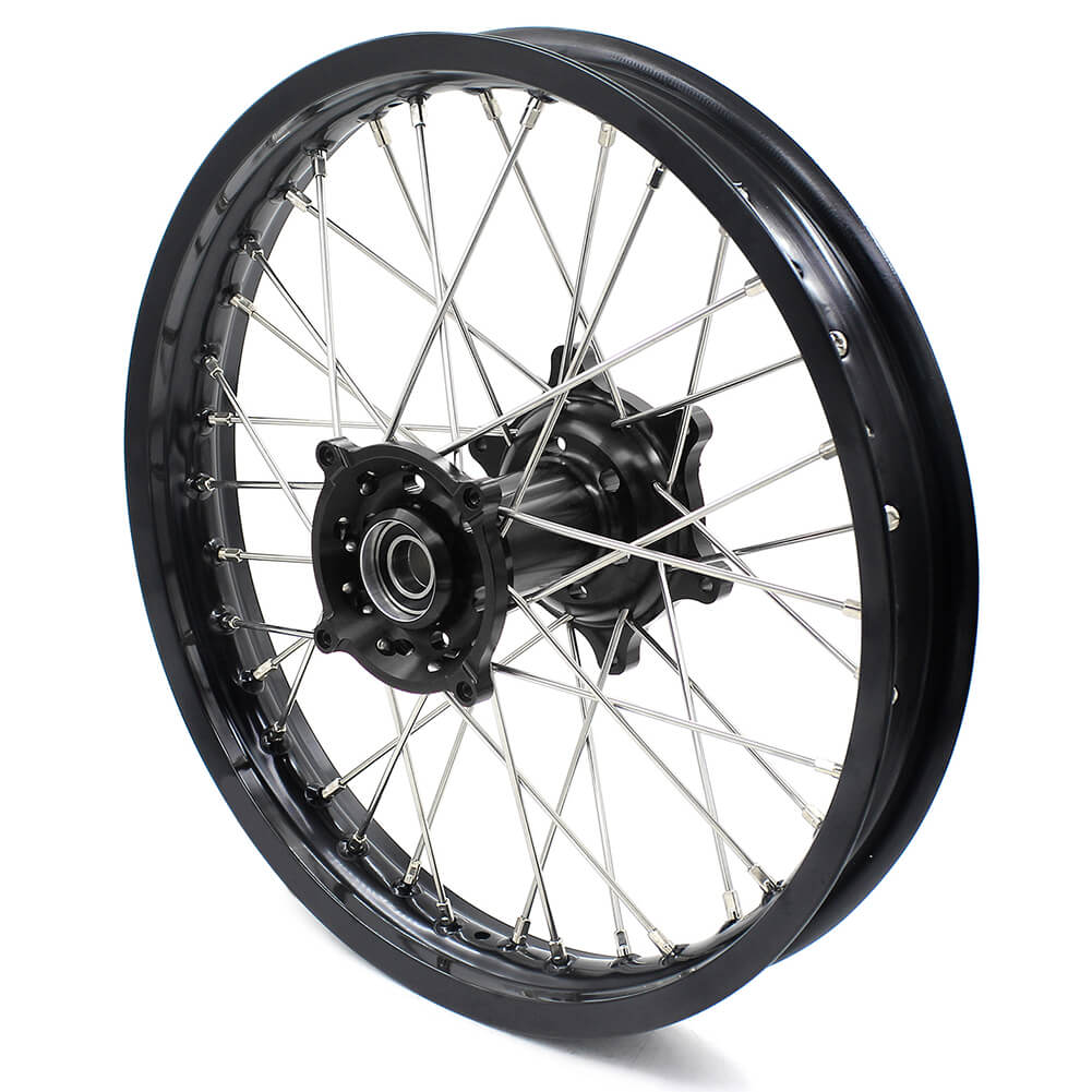 KKE 21 & 19 Wheels for HUSQVARNA TE TC FE FC SMR TXC 2000-2013 Black