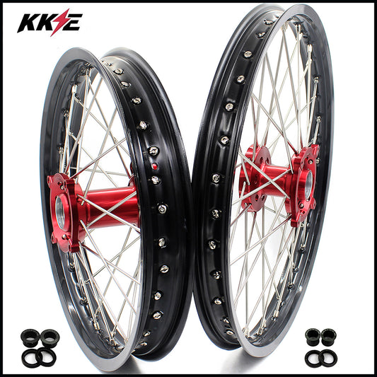 KKE 21 & 19 MX Wheels Rims for Husqvarna TE TC FE FC SMR TXC 2000-2013