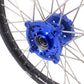 KKE 21 & 18 Enduro Wheels For KAWASAKI KX450F 2019 2020 2021 Blue Hubs Black Rim