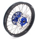 KKE 21/19 CNC Mx Wheels For KAWASAKI KX125 KX250 2003 2004 2005 Blue Hub Discs