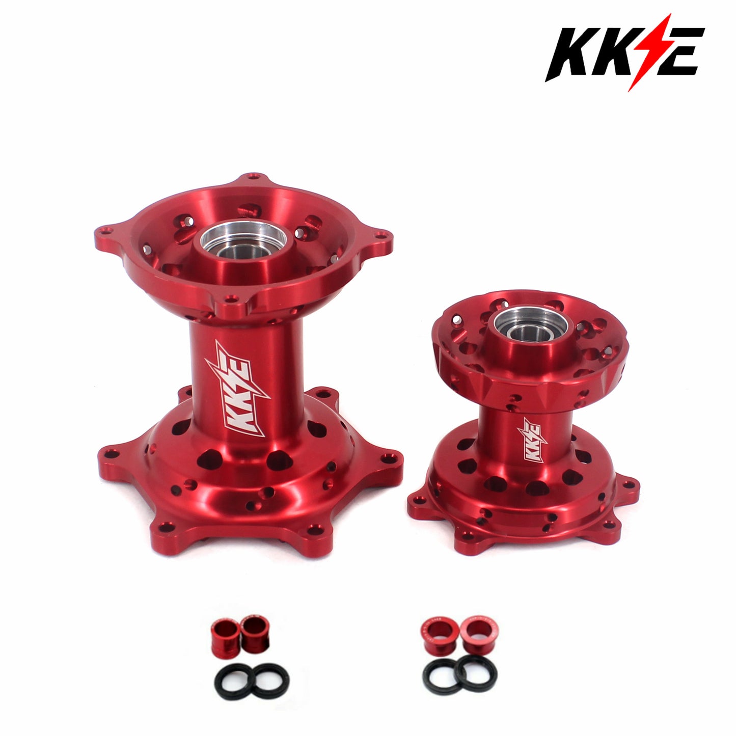 KKE OEM Size Front Rear Red Wheel Hub For Honda CRF250R 2014-2022 CRF450R 2013-2022