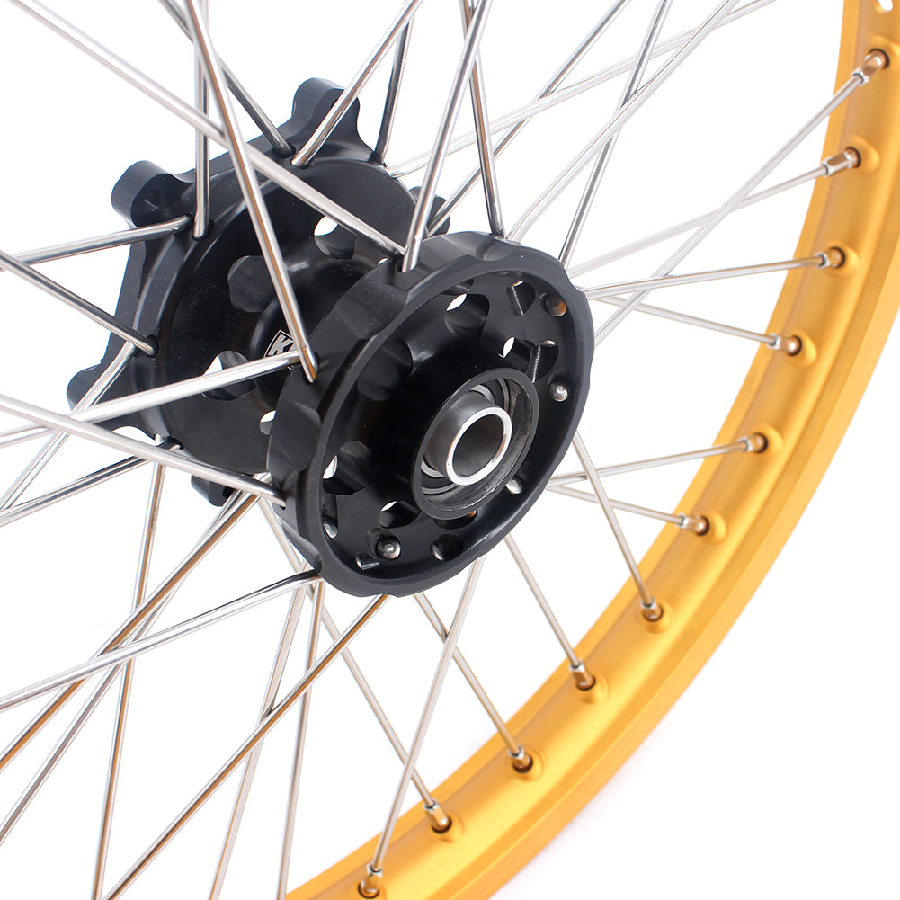 KKE 21 & 18 Enduro Gold Rims For SUZUKI RM125 2001-2007 RM250 2001-2008