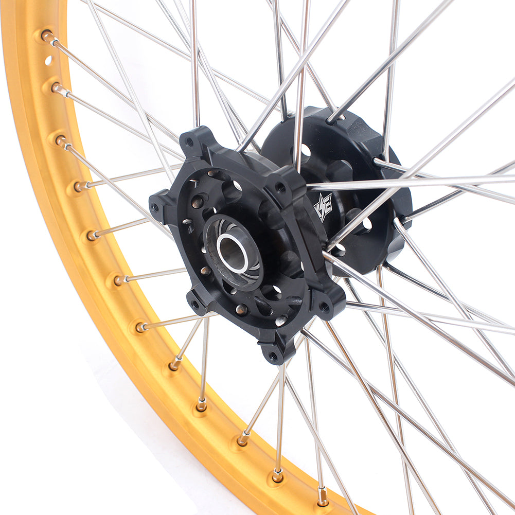 KKE 21 & 18 Enduro Gold Rims For SUZUKI RM125 2001-2007 RM250 2001-2008