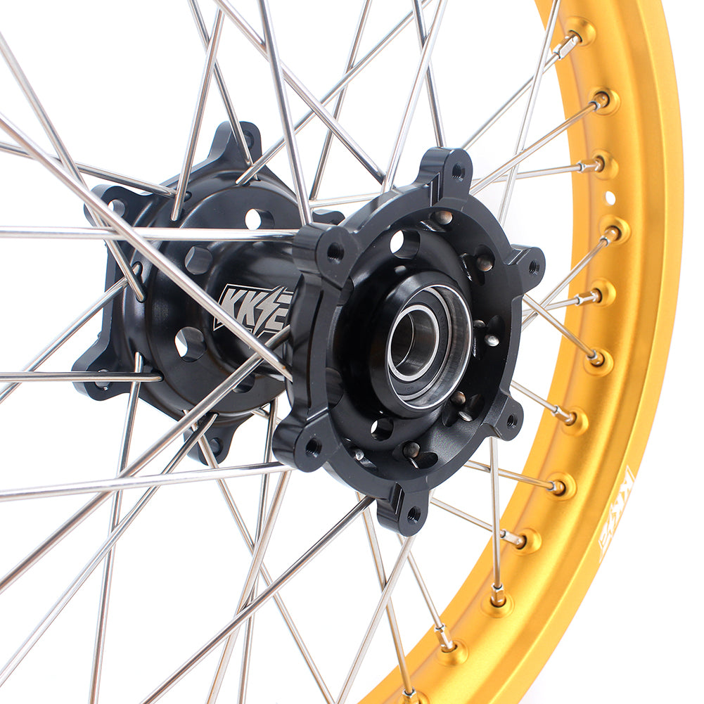 KKE 21 & 18 Enduro Gold Rims For SUZUKI RM125 2001-2007 RM250 2001-2008