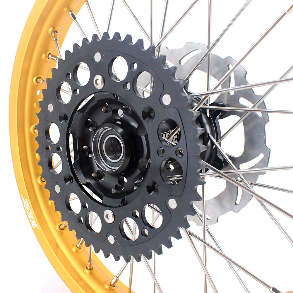 KKE 21 & 18 Enduro Gold Rims For SUZUKI RM125 2001-2007 RM250 2001-2008