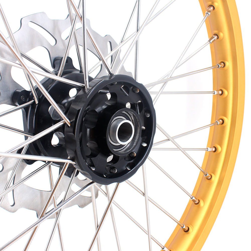 KKE 21 & 18 Enduro Gold Rims For SUZUKI RM125 2001-2007 RM250 2001-2008