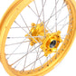 KKE 21 & 19 GLM Gold Wheels for SUZUKI RM125 RM250 1996-2000