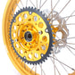 KKE 21 & 19 GLM Gold Wheels for SUZUKI RM125 RM250 1996-2000