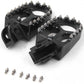 KKE CNC BILLET FOOTPEGS PEDALS FOR KTM 125-530 2001-2015 HUSABERG FE 450 570 08-14 ORANGE BLUE BLACK SILVER - KKE Racing