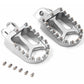 KKE CNC BILLET FOOTPEGS PEDALS FOR KTM 125-530 2001-2015 HUSABERG FE 450 570 08-14 ORANGE BLUE BLACK SILVER - KKE Racing
