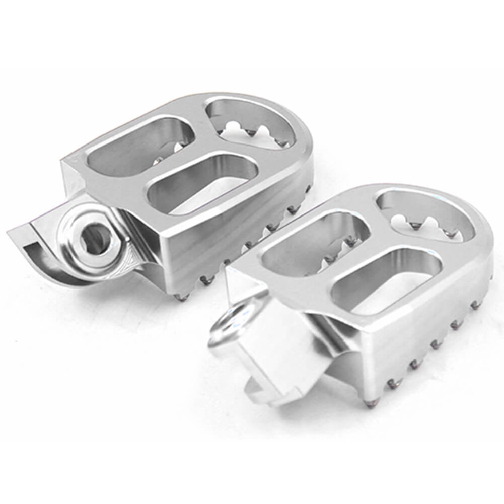 KKE CNC BILLET FOOTPEGS PEDALS FOR KTM 125-530 2001-2015 HUSABERG FE 450 570 08-14 ORANGE BLUE BLACK SILVER - KKE Racing