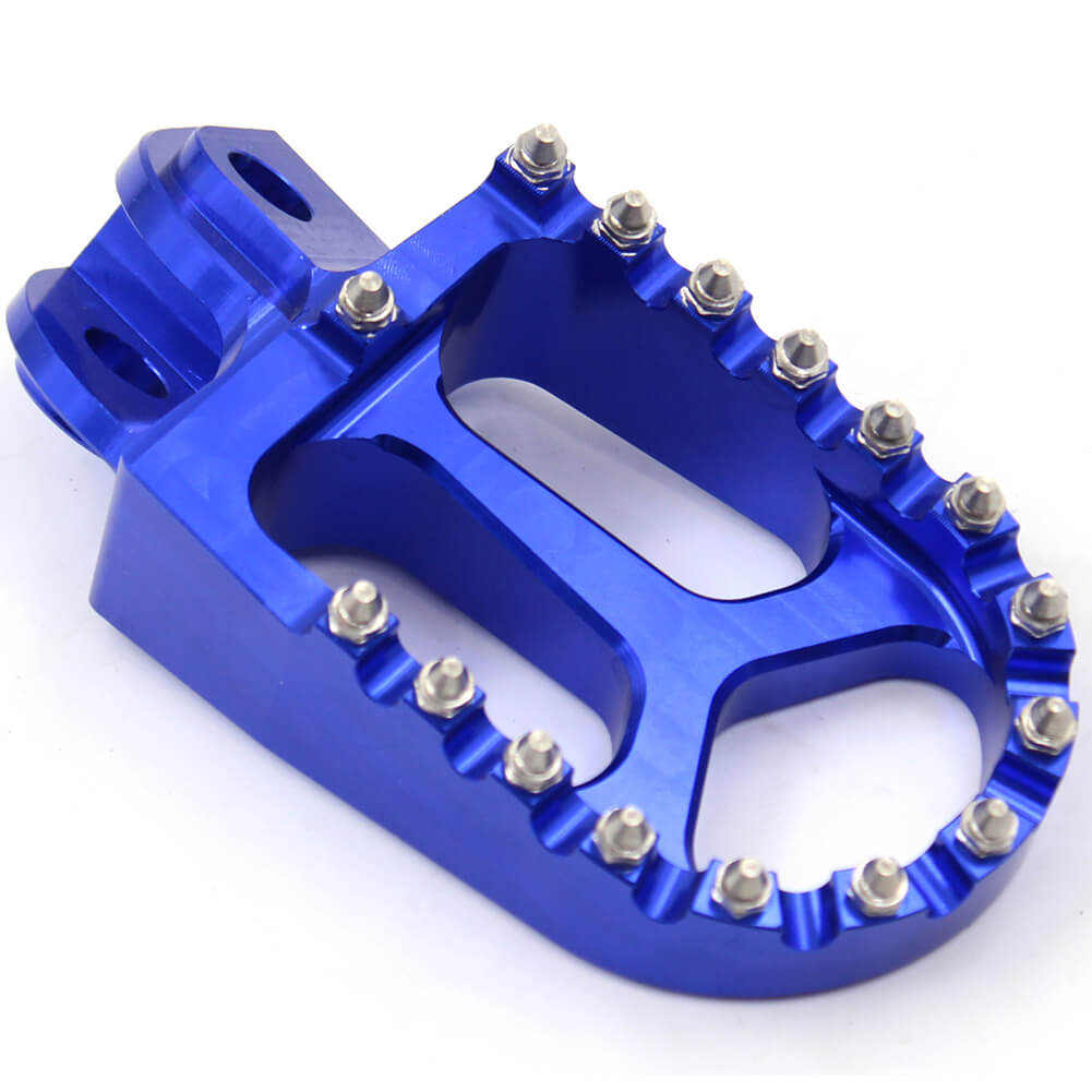 KKE CNC BILLET FOOTPEGS PEDALS FOR KTM 125-530 2001-2015 HUSABERG FE 450 570 08-14 ORANGE BLUE BLACK SILVER - KKE Racing