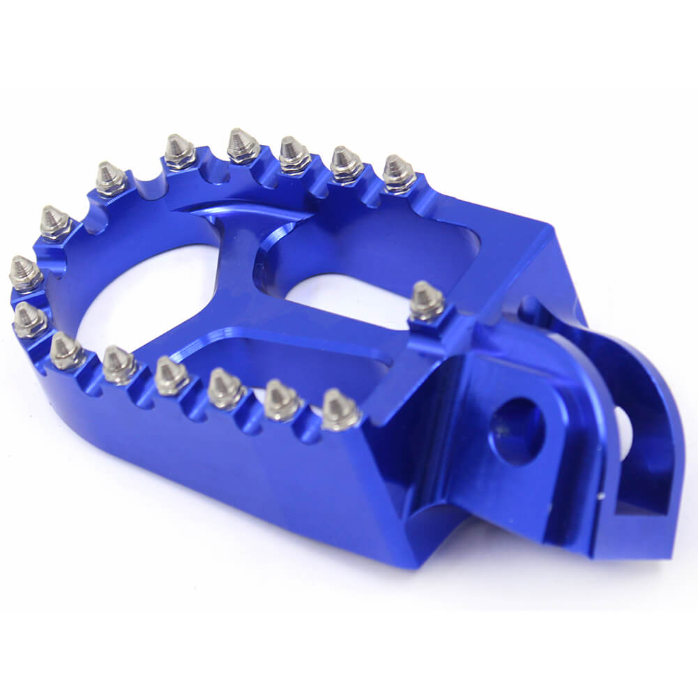 KKE CNC BILLET FOOTPEGS PEDALS FOR KTM 125-530 2001-2015 HUSABERG FE 450 570 08-14 ORANGE BLUE BLACK SILVER - KKE Racing