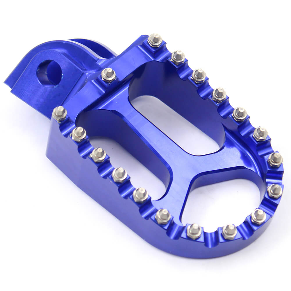 KKE CNC BILLET FOOTPEGS PEDALS FOR KTM 125-530 2001-2015 HUSABERG FE 450 570 08-14 ORANGE BLUE BLACK SILVER - KKE Racing