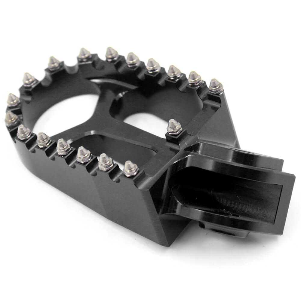 KKE CNC BILLET FOOTPEGS PEDALS FOR KTM 125-530 2001-2015 HUSABERG FE 450 570 08-14 ORANGE BLUE BLACK SILVER - KKE Racing