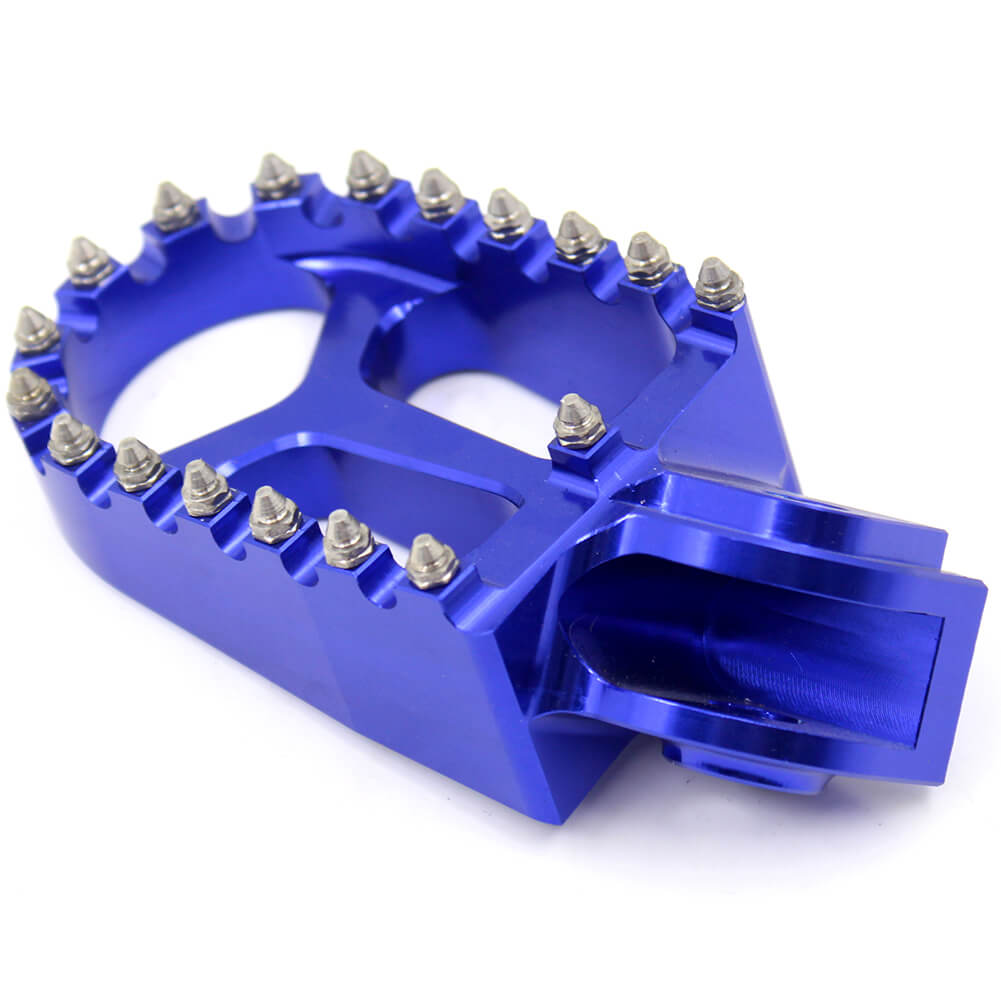 KKE CNC BILLET FOOTPEGS PEDALS FOR KTM 125-530 2001-2015 HUSABERG FE 450 570 08-14 ORANGE BLUE BLACK SILVER - KKE Racing