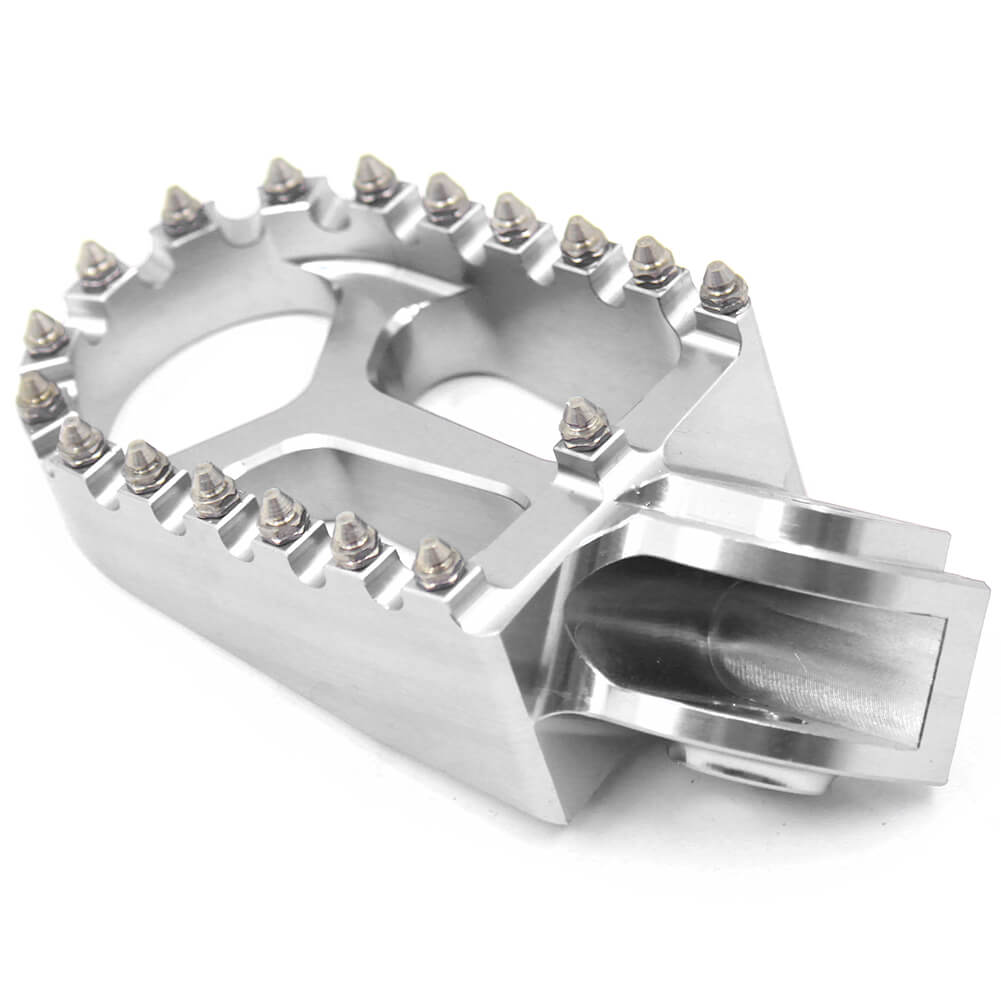 KKE CNC BILLET FOOTPEGS PEDALS FOR KTM 125-530 2001-2015 HUSABERG FE 450 570 08-14 ORANGE BLUE BLACK SILVER - KKE Racing