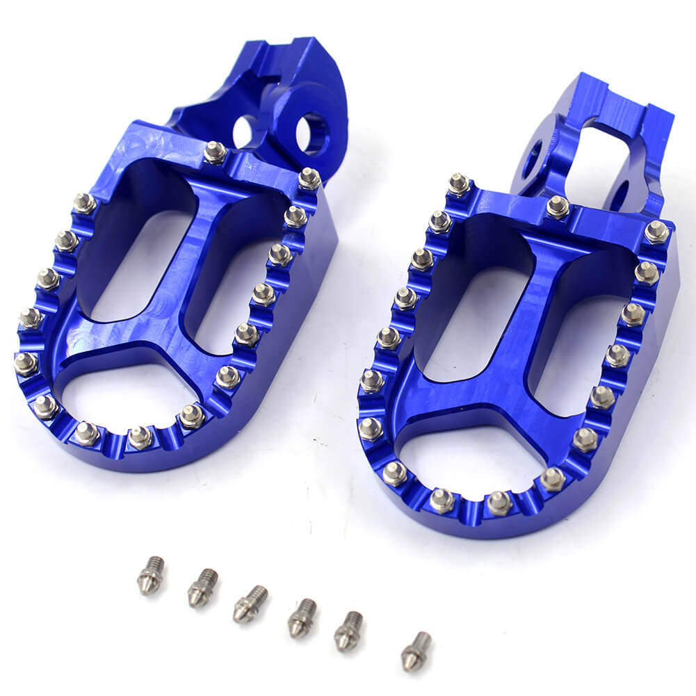 KKE ORANGE BLUE BLACK CNC FOOTPEGS PEDALS FOR KTM SX SXF XC XCF 125 150 250 350 450 2016-2019 - KKE Racing