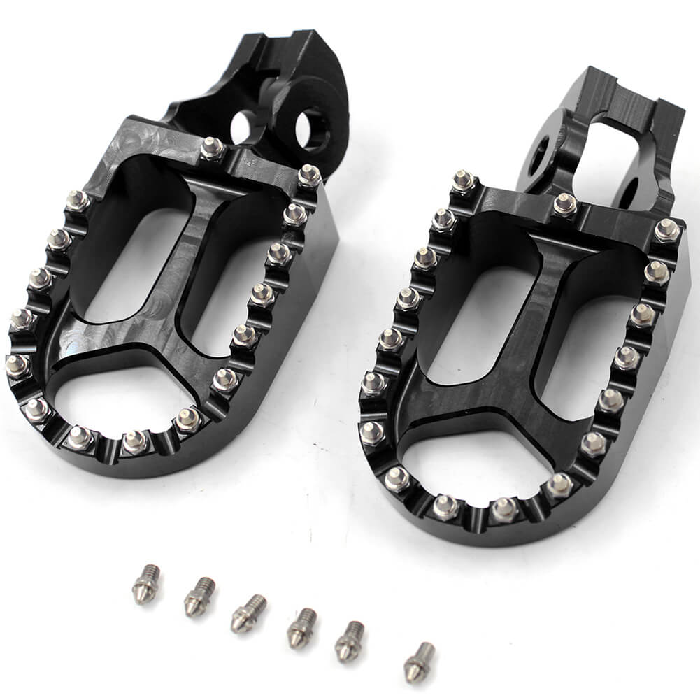 KKE ORANGE BLUE BLACK CNC FOOTPEGS PEDALS FOR KTM SX SXF XC XCF 125 150 250 350 450 2016-2019 - KKE Racing