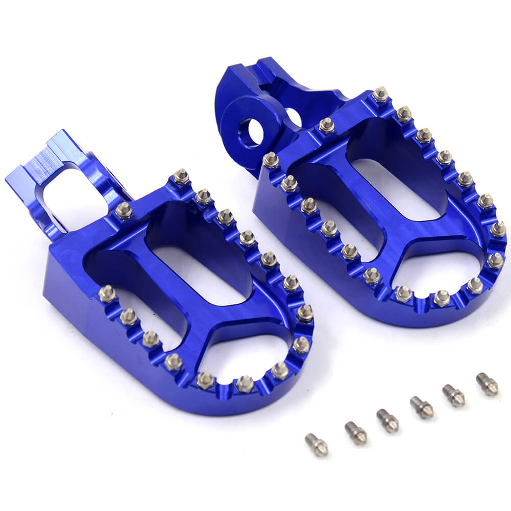 KKE ORANGE BLUE BLACK CNC FOOTPEGS PEDALS FOR KTM SX SXF XC XCF 125 150 250 350 450 2016-2019 - KKE Racing