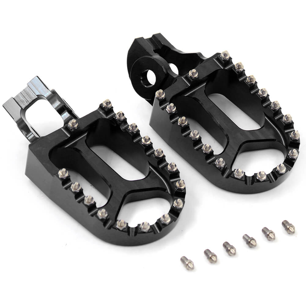 KKE ORANGE BLUE BLACK CNC FOOTPEGS PEDALS FOR KTM SX SXF XC XCF 125 150 250 350 450 2016-2019 - KKE Racing