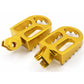 KKE RED GOLD BLACK CNC BILLET FOOT PEGS PEDALS FOR SUZUKI RMZ250 RMZ450 2010-2015 - KKE Racing