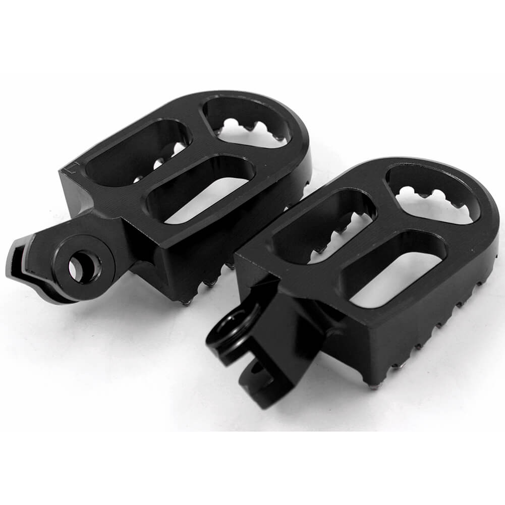 KKE RED GOLD BLACK CNC BILLET FOOT PEGS PEDALS FOR SUZUKI RMZ250 RMZ450 2010-2015 - KKE Racing