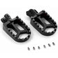 KKE RED GOLD BLACK CNC BILLET FOOT PEGS PEDALS FOR SUZUKI RMZ250 RMZ450 2010-2015 - KKE Racing