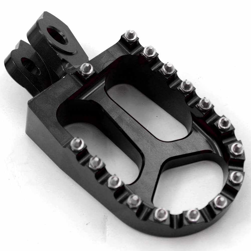 KKE RED GOLD BLACK CNC BILLET FOOT PEGS PEDALS FOR SUZUKI RMZ250 RMZ450 2010-2015 - KKE Racing
