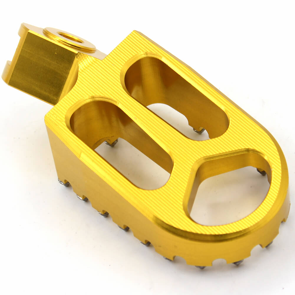 KKE RED GOLD BLACK CNC BILLET FOOT PEGS PEDALS FOR SUZUKI RMZ250 RMZ450 2010-2015 - KKE Racing