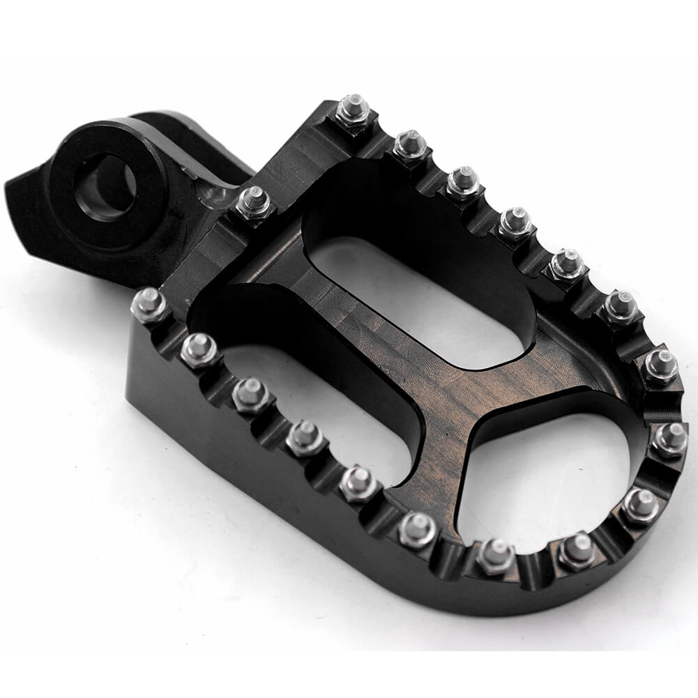KKE RED GOLD BLACK CNC BILLET FOOT PEGS PEDALS FOR SUZUKI RMZ250 RMZ450 2010-2015 - KKE Racing