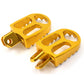KKE CNC BILLET FOOTPEGS FOOT PEDALS RESTS FOR SUZUKI DRZ400 00-04 DRZ400E 00-07 DRZ400S 00-19 DRZ400SM 05-09 13-19 BLUE GOLD - KKE Racing