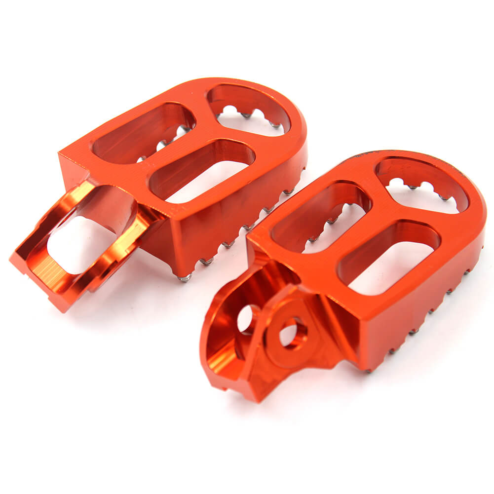 KKE ORANGE BLUE BLACK CNC FOOTPEGS PEDALS FOR KTM SX SXF XC XCF 125 150 250 350 450 2016-2019 - KKE Racing