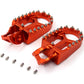 KKE ORANGE BLUE BLACK CNC FOOTPEGS PEDALS FOR KTM SX SXF XC XCF 125 150 250 350 450 2016-2019 - KKE Racing