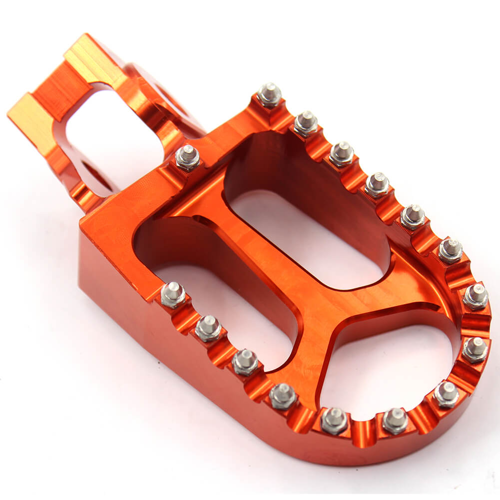 KKE ORANGE BLUE BLACK CNC FOOTPEGS PEDALS FOR KTM SX SXF XC XCF 125 150 250 350 450 2016-2019 - KKE Racing