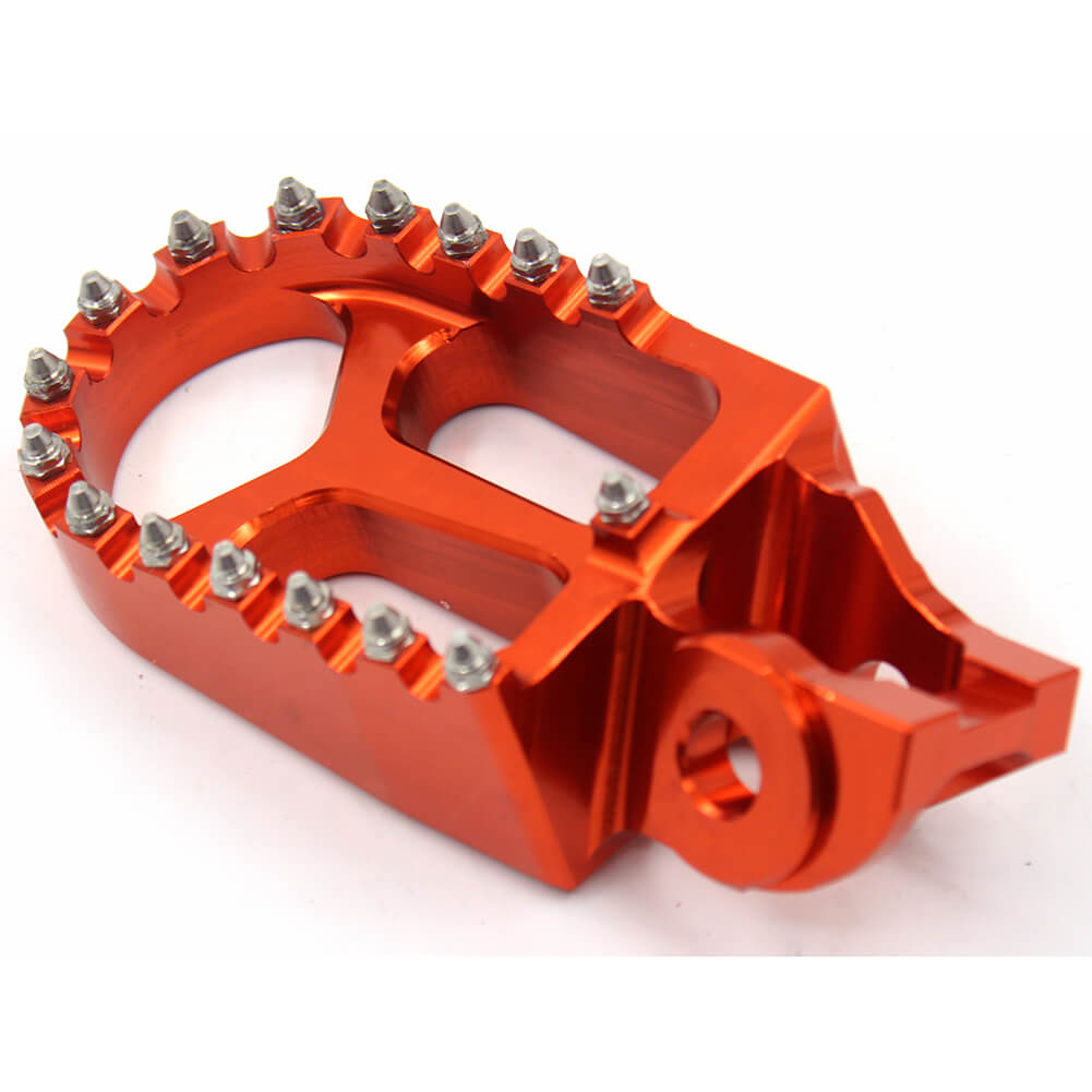 KKE ORANGE BLUE BLACK CNC FOOTPEGS PEDALS FOR KTM SX SXF XC XCF 125 150 250 350 450 2016-2019 - KKE Racing