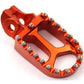 KKE ORANGE BLUE BLACK CNC FOOTPEGS PEDALS FOR KTM SX SXF XC XCF 125 150 250 350 450 2016-2019 - KKE Racing