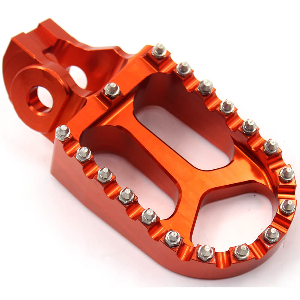 KKE ORANGE BLUE BLACK CNC FOOTPEGS PEDALS FOR KTM SX SXF XC XCF 125 150 250 350 450 2016-2019 - KKE Racing